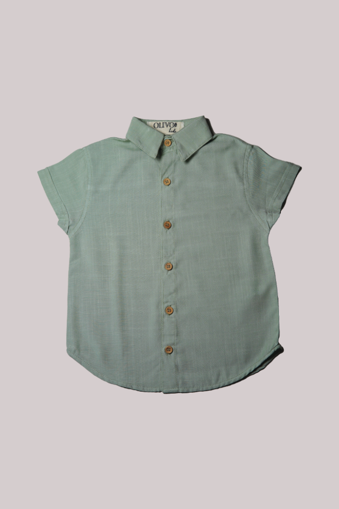 Camisa tecido liso infantil