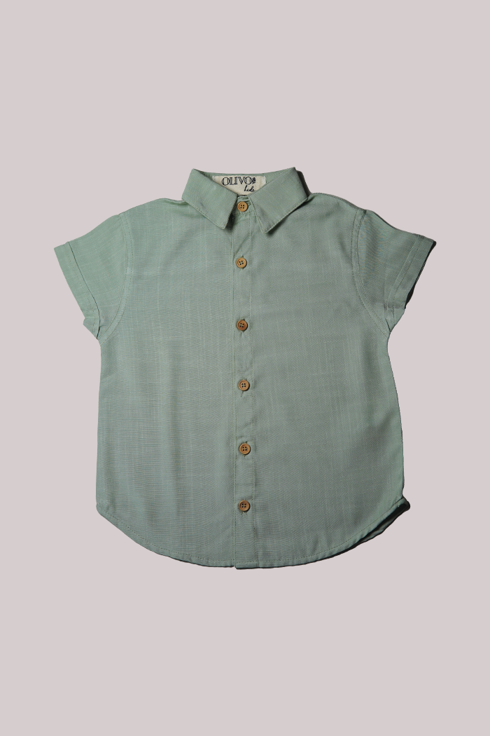 Camisa tecido liso infantil